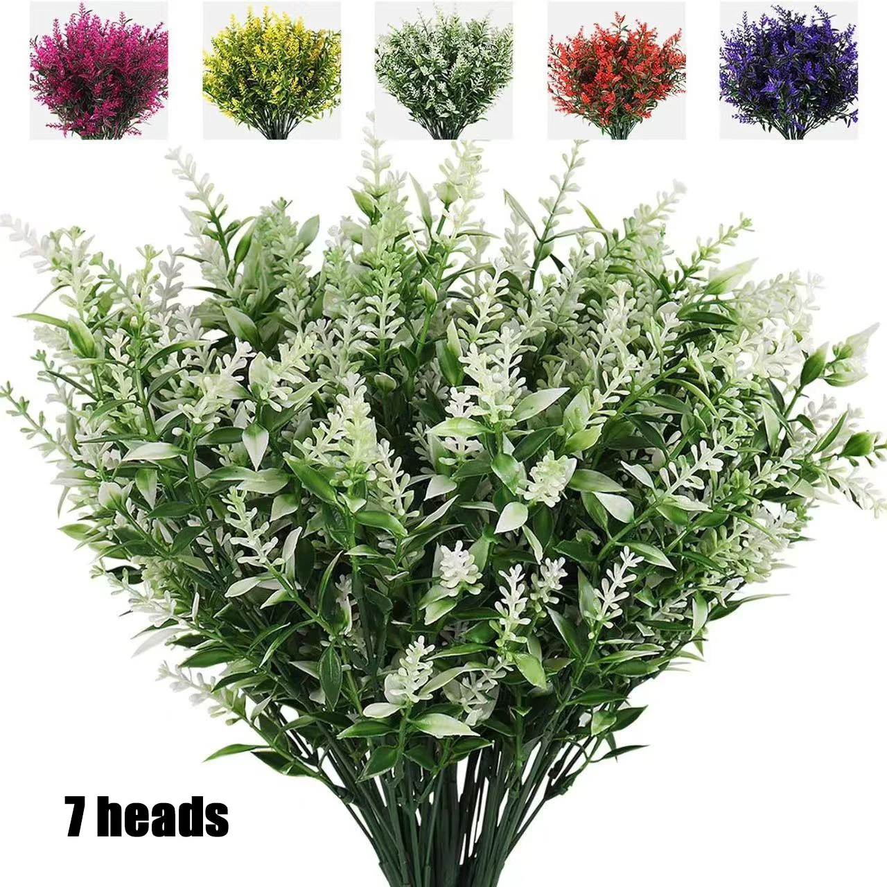 Provence Lavender Plastic Artificial Flowers False Plants Wedding Home Outdoor Garden Decoration Table Decoration 2