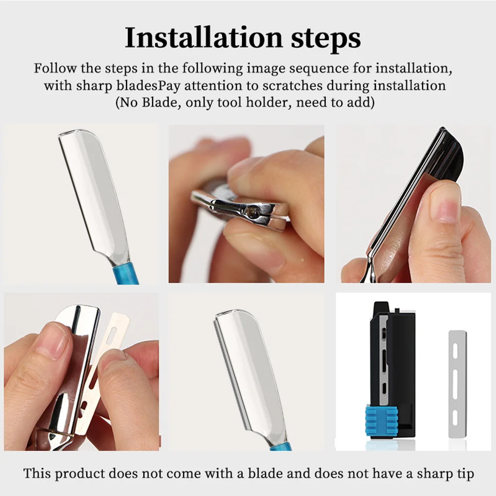 전문가용 남성용 면도기, 깔끔한 면도와 헤어 트리밍을 위한 클래식 이발사 면도기 ? 수동 남성용 수염 관리를 위한 살롱급 이발소 면도기, 발렌타인데이 선물, 아버지의 날 선물, 할로윈 및 크리스마스 선물