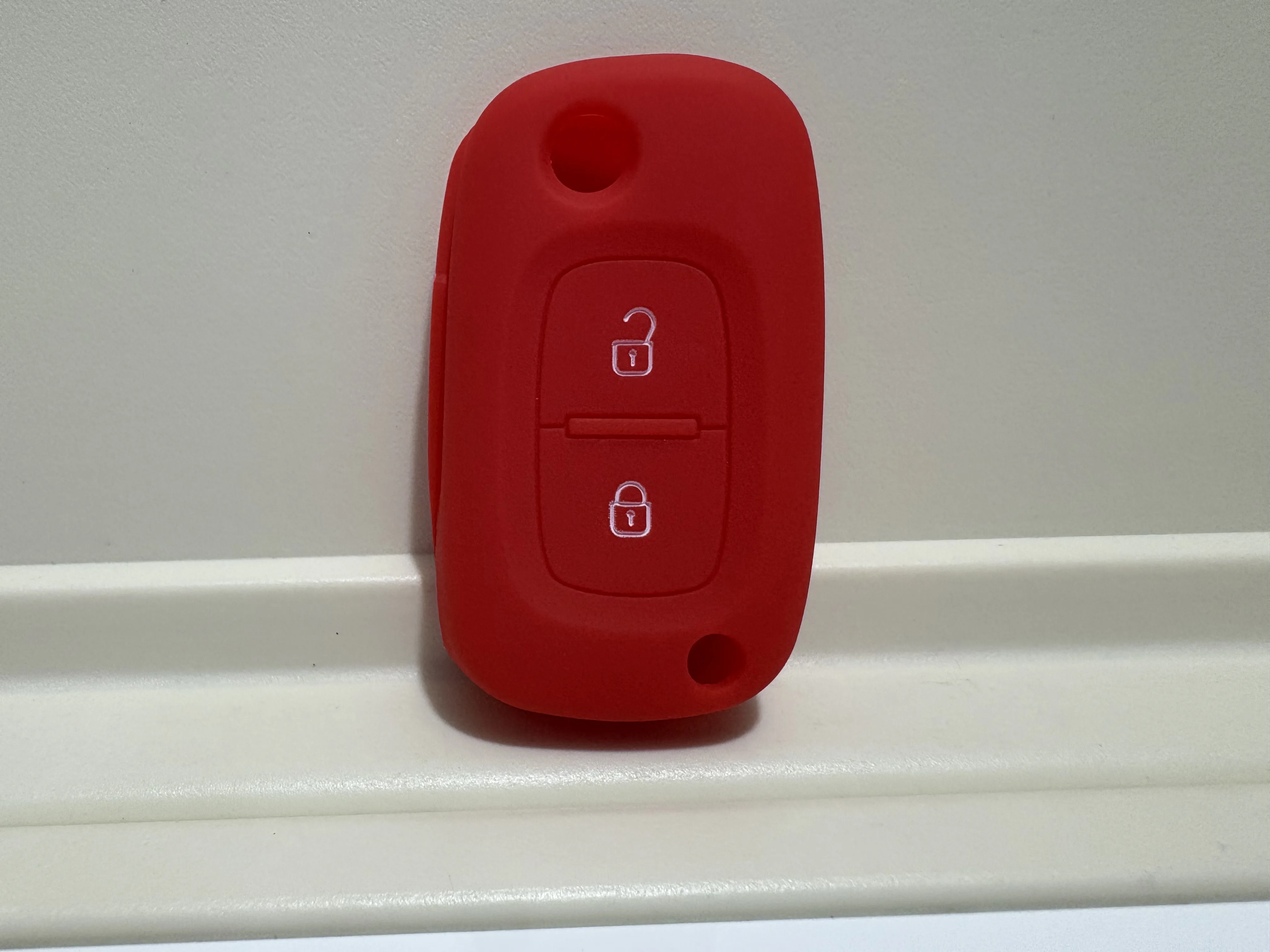 Premium Silicone Car Key Cover Case - Durable Flip & Fold Protection