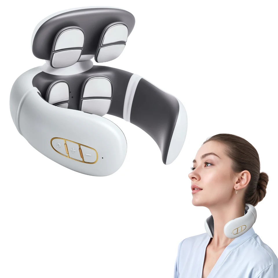 Portable Neck and Shoulder Massager with Heat