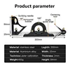 3 In 1 Square Angle Ruler Set Engineer Adjustable Combination Spirit Level Ruler Combination Protractor Measuring Tool Set 300mm 5