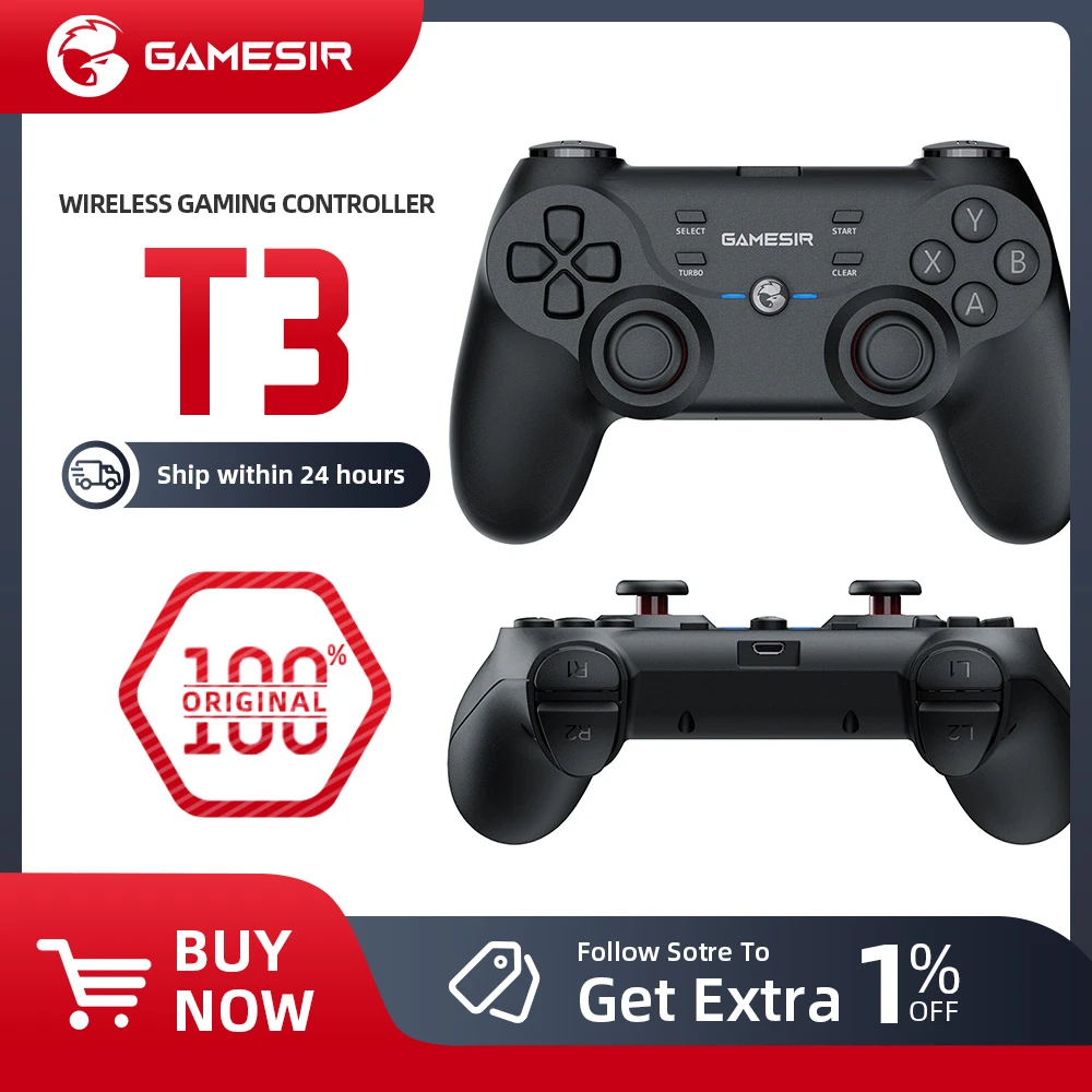 Windows 11 Wireless Pc Controller Gamesir Wireless Pc Joystick T3