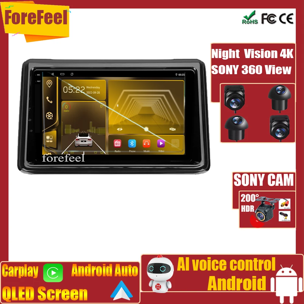 

Carplay Monitor 7862 For Toyota Noah Voxy R80 2014 - 2021 Car Screen Radio Multimedia Video HDR Navigation GPS Android Auto Cam