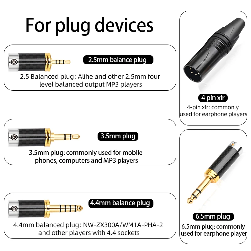 ATAUDIO-HiFi  Upgrand ̺ OCC   ھ, HD800 ̾ ׷̵ ̺ 2.5/3.5/4.4/6.5mm ̾ ̺