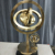 Brass mechanical gyroscope large size gyroscope design student science and technology angular momentum conservation law #4