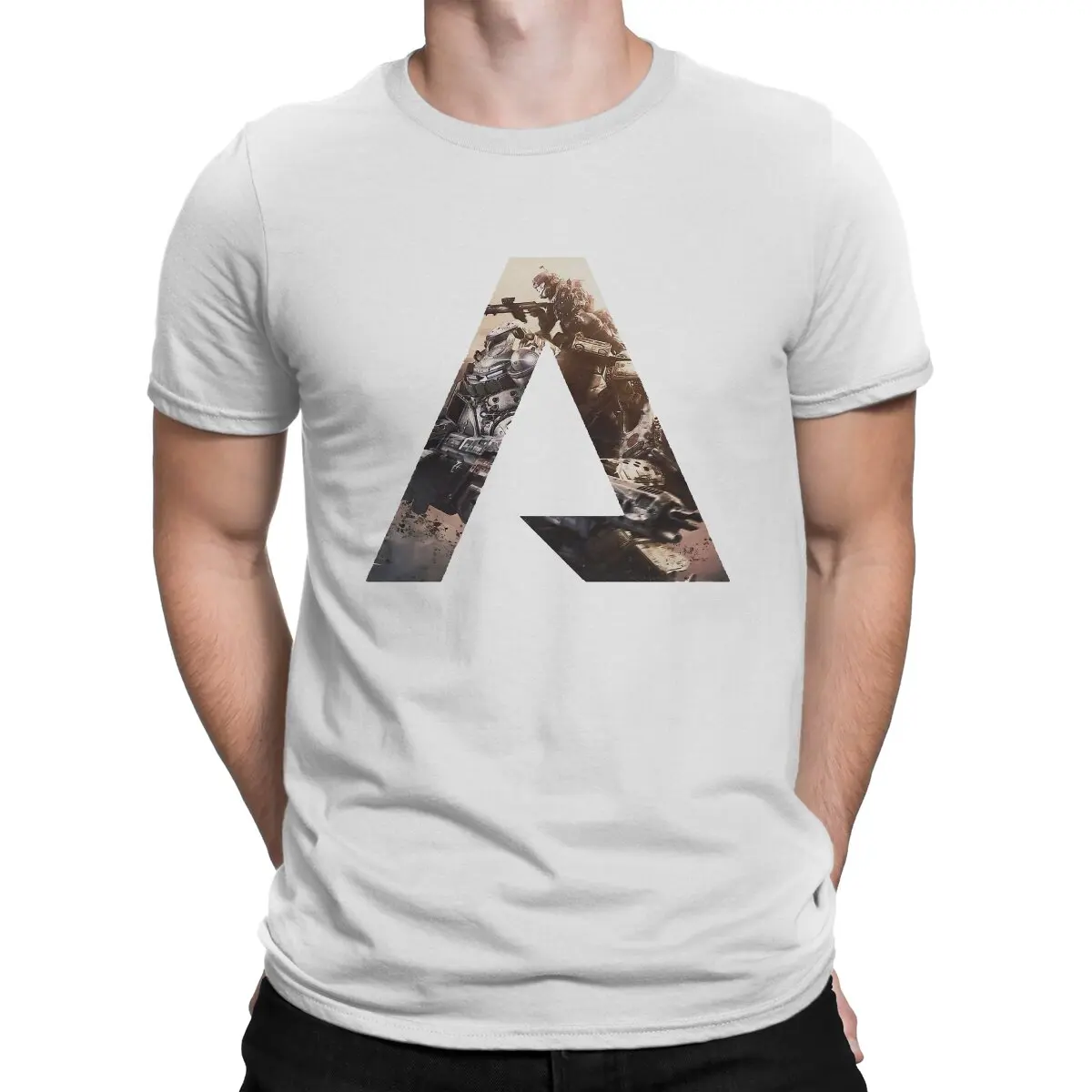 thumbnail image 1 of Una camiseta gráfica única de Titanfall, camiseta casual de verano para adultos, 1 of 7