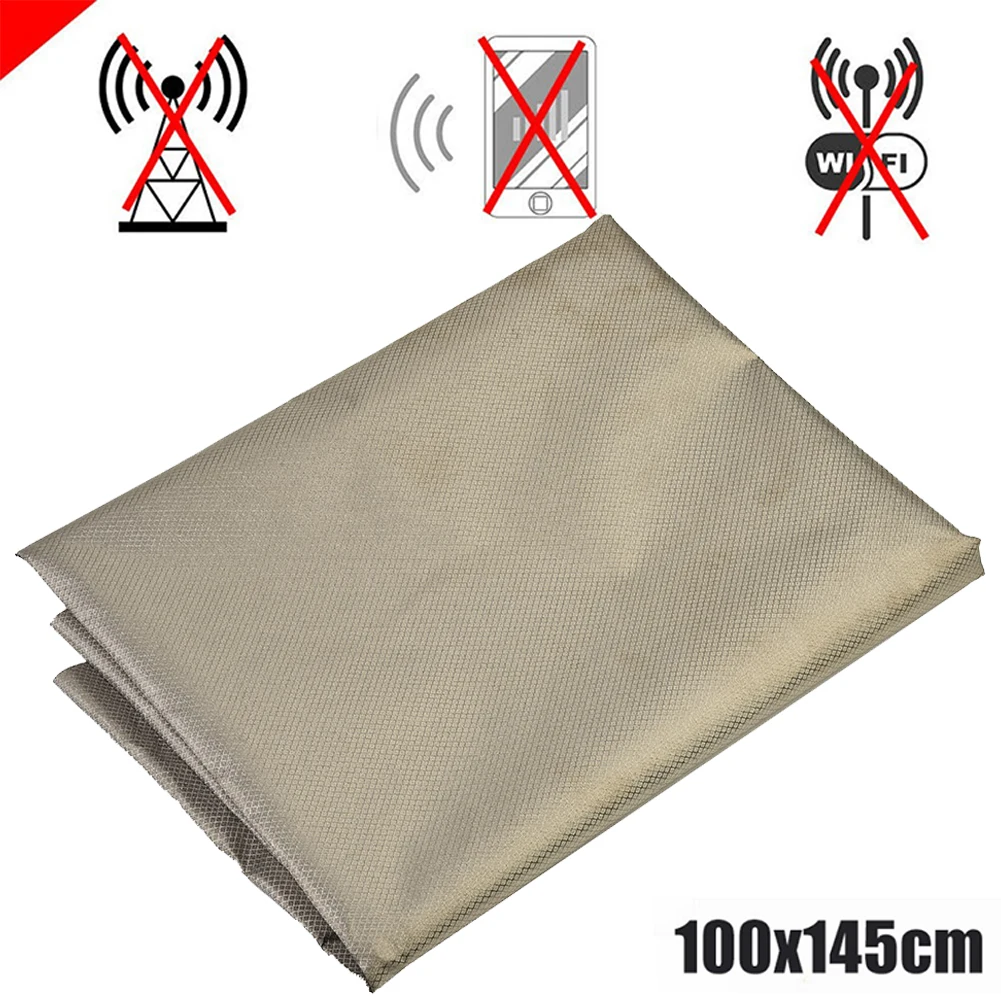 

RFID Grid Conductive Fabric EMF EMI RF RFID Shielding Anti Radiation Protection 5G Wifi Blocking Fabric Protective Cloth Fabric