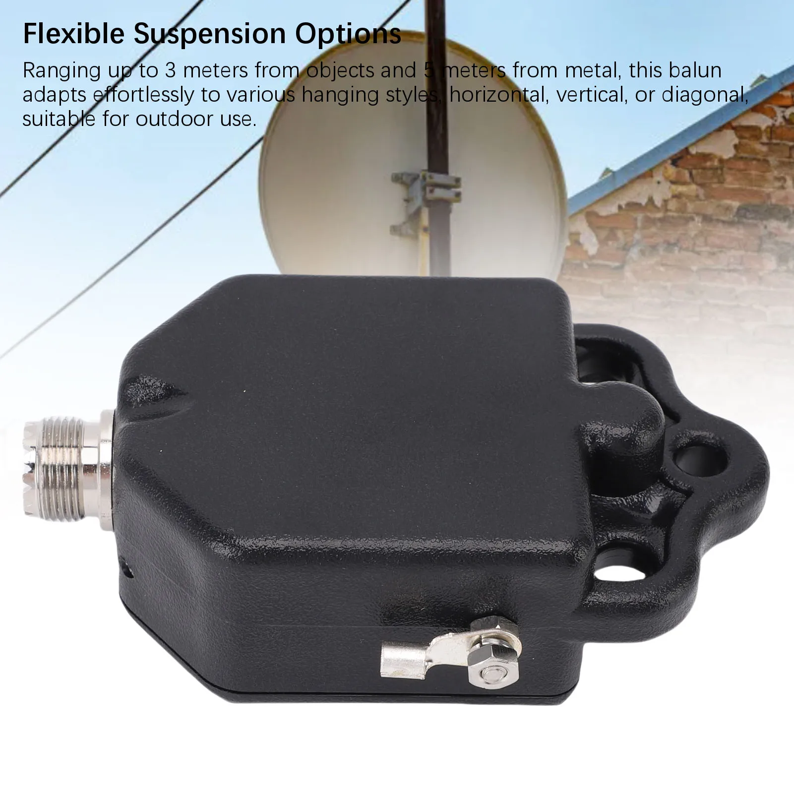 1:64 Mini Balun 4 Band 8 Band 1 to 30Mhz 100W Consumer Electronics Balun Support for FT8 FM AM FSK 4 Band Mini Balun