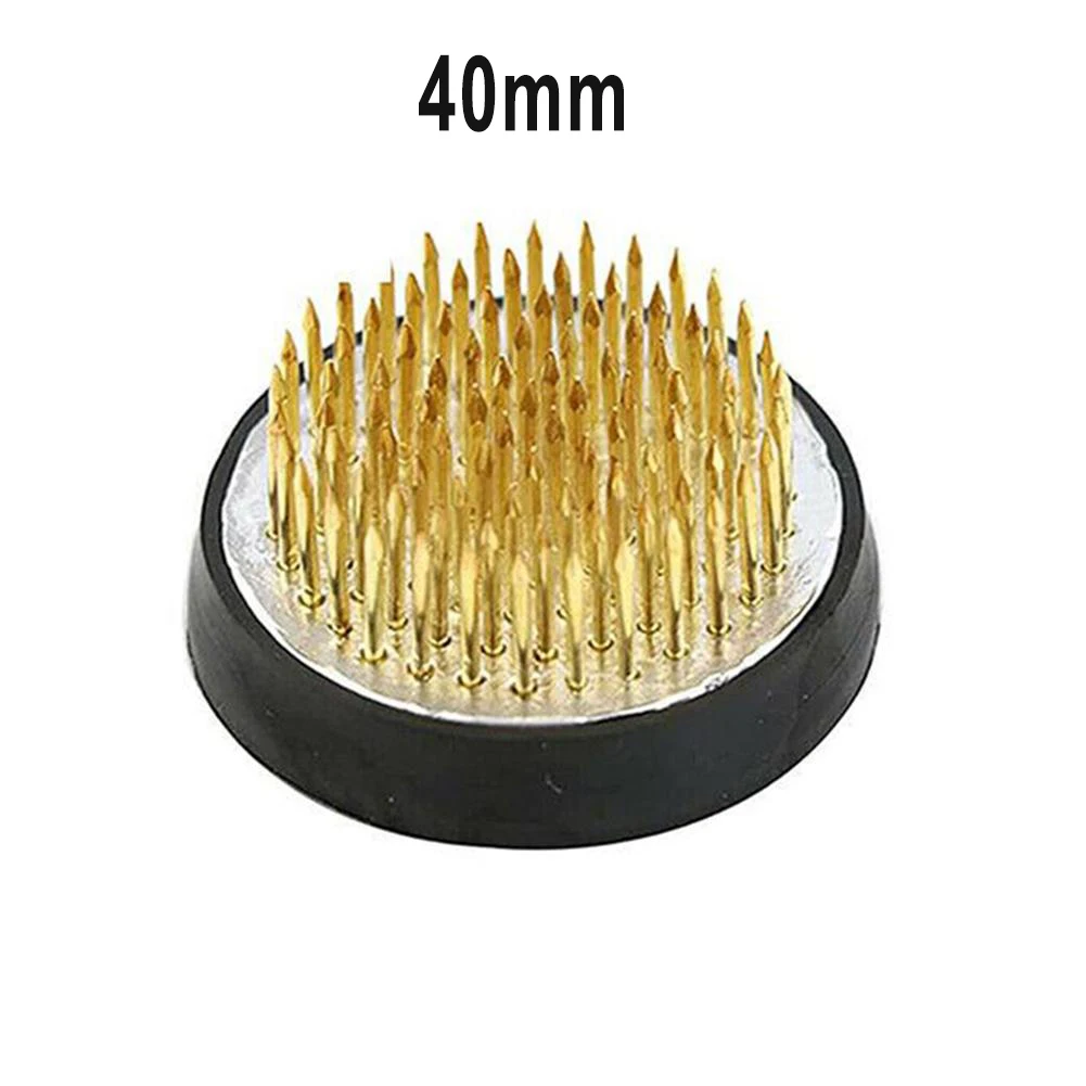 Flower Base Holder Floral Arrange Rubber Brass Garden Decoration Flower Craft Flower Frog For Your Pot Lid Vase 3