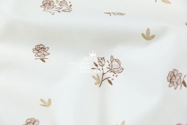Twill Fabric Home Textiles Flower Check Print 235 Cm Width 50 Cm Length for DIY Crafts Quilting Upholstery - 6
