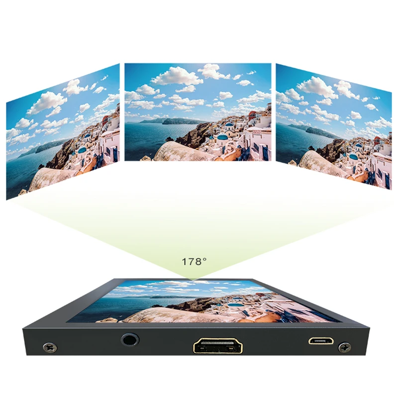 7 inch IPS LCD Display HDMI-compatible Capacitive Touch Screen 1024x600 Monitor Aluminum Case Raspberry Pi 7 Windows AIDA64 computer monitor