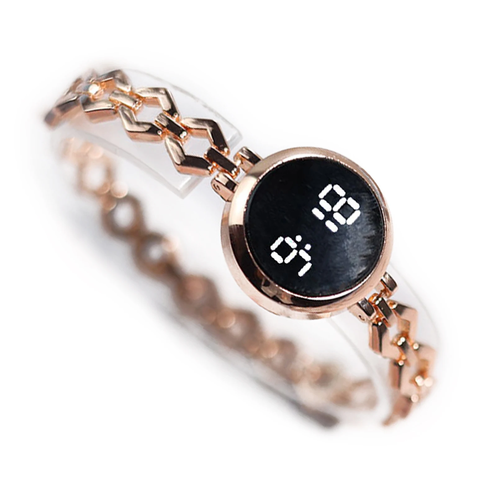 

Женские винтажные часы на цепочке, Легко читаемые часы-браслет с циферблатом для офиса, деловых встреч