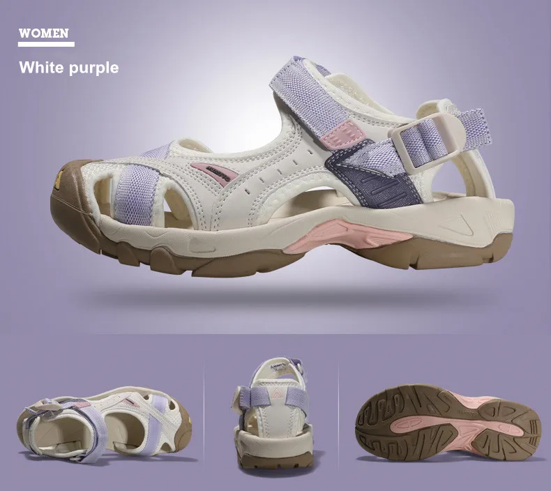 HUMTTO Sommer Wanderschuhe Outdoor Sandalen für Frauen Atmungsaktive Wasser Strand Damen Sandalen Camping Klettern Aqua Sneaker HT-9602 – Detail 13