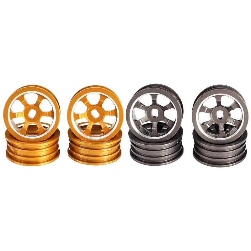 Cerchio In Metallo Da 8 Pezzi Per Wltoys K989 K969 K979 P929 Iw04M Awd Iw02 Mini-Z Mini-Q Mini-D 1/28 Rc Drift Racing Car,D & A