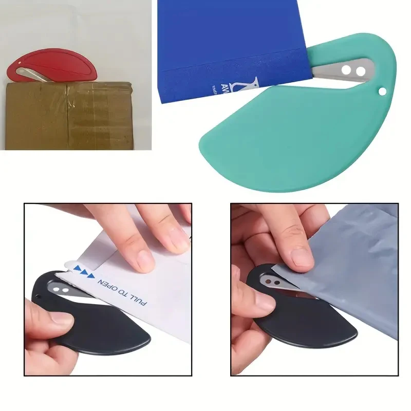 플라스틱 미니 레터 오프너, 종이 커터, 로프 커터, 고무 밴드, 와이어 블레이드
