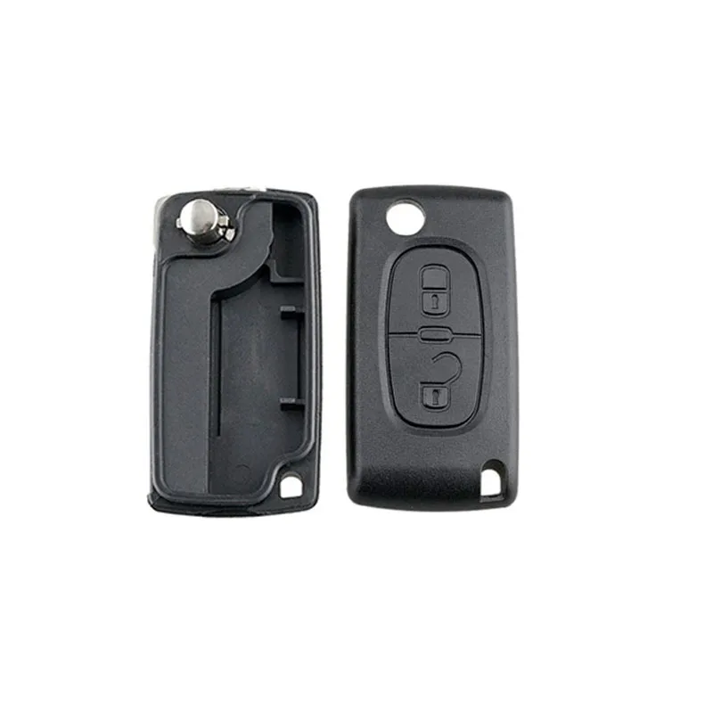 Peugeot 107 207 307 307S 308 407 607 Flip Folding Key Case 2 Buttons 2BT