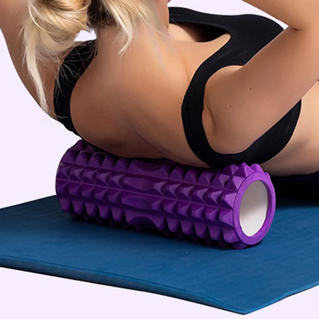 26cm Yoga Column Gym Fitness Pilates Foam Roller esercizio rullo per massaggio alla schiena Yoga Brick Home Fitness Equipment 1