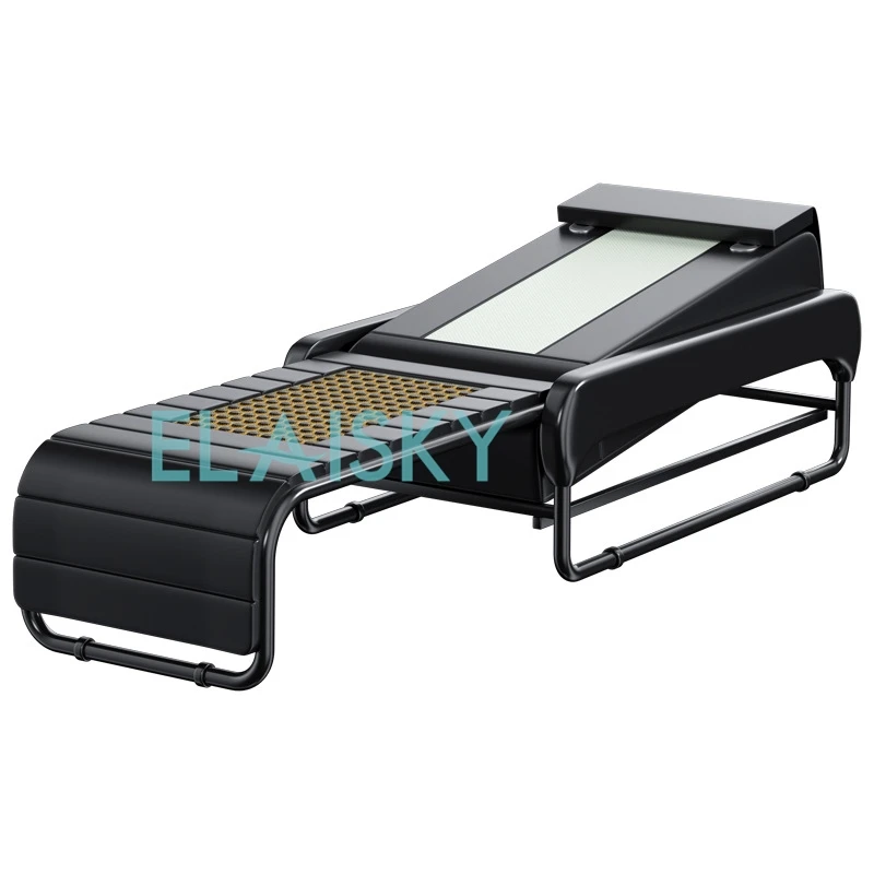 Electric Jade Stone Heating Thermal Massage Bed Multifunctional Full Body Warm Physiotherapy 4D Lifting Function Bluetooth Music