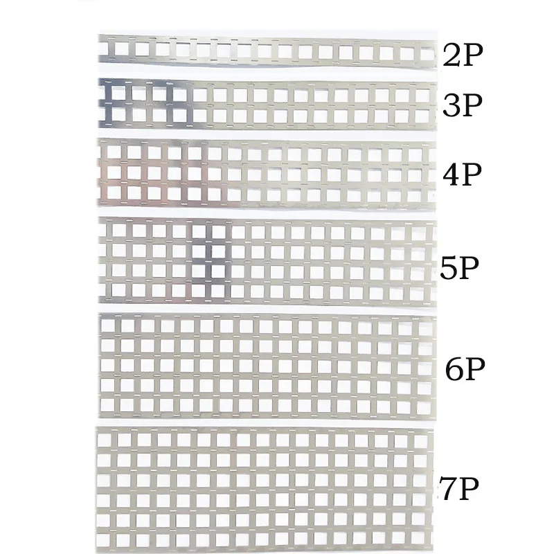 1M/20.25mm 18650 Battery Spot Welding Nickel Plate Steel Nickel Plated 2P 3P 4P 5P 6P 7P Thickness 0.12/0.15mm Connection Plate pure nickel strip 5 meters 0 1 0 15 0 2mm thickness for li ion battery pack welding 99 96% high purity nickel strips