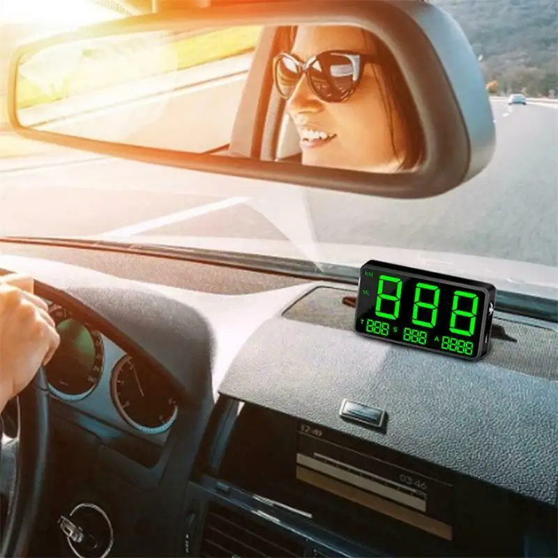 오토바이용 범용 디지털 자동차 GPS 속도계 속도 표시 KM/h MPH