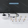 12 Cans Cups Chinese Vacuum Cupping Kit Pull Out Vacuum Apparatus Therapy Relax Massager Curve Suction Pumps Massage Tools 5