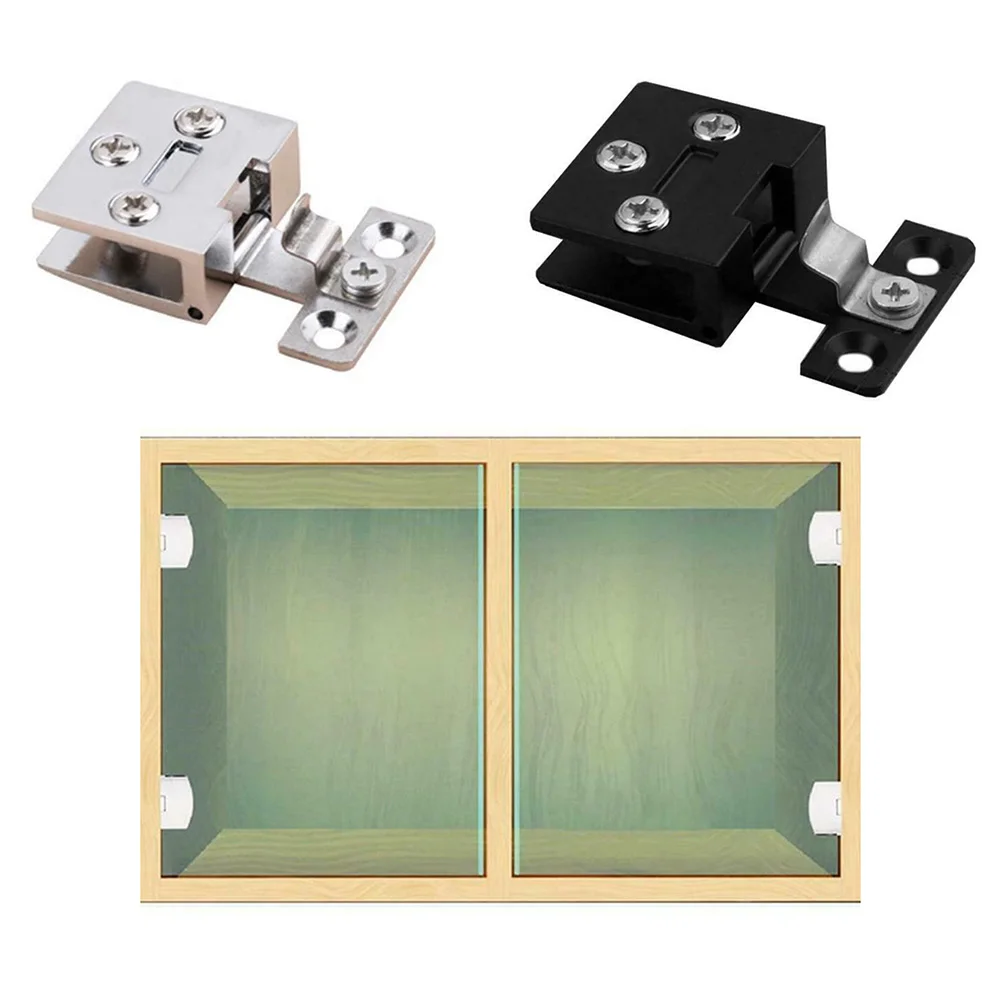 Door Hinge Cabinet Hinges Furniture Hardware Glass Door Hinge Shower Glass Cupboard Display Door Hinges Zinc Alloy High Quality