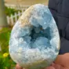 Natural Rough Blue Celestite Geode Raw Quartz Crystal Cluster Specimens 1