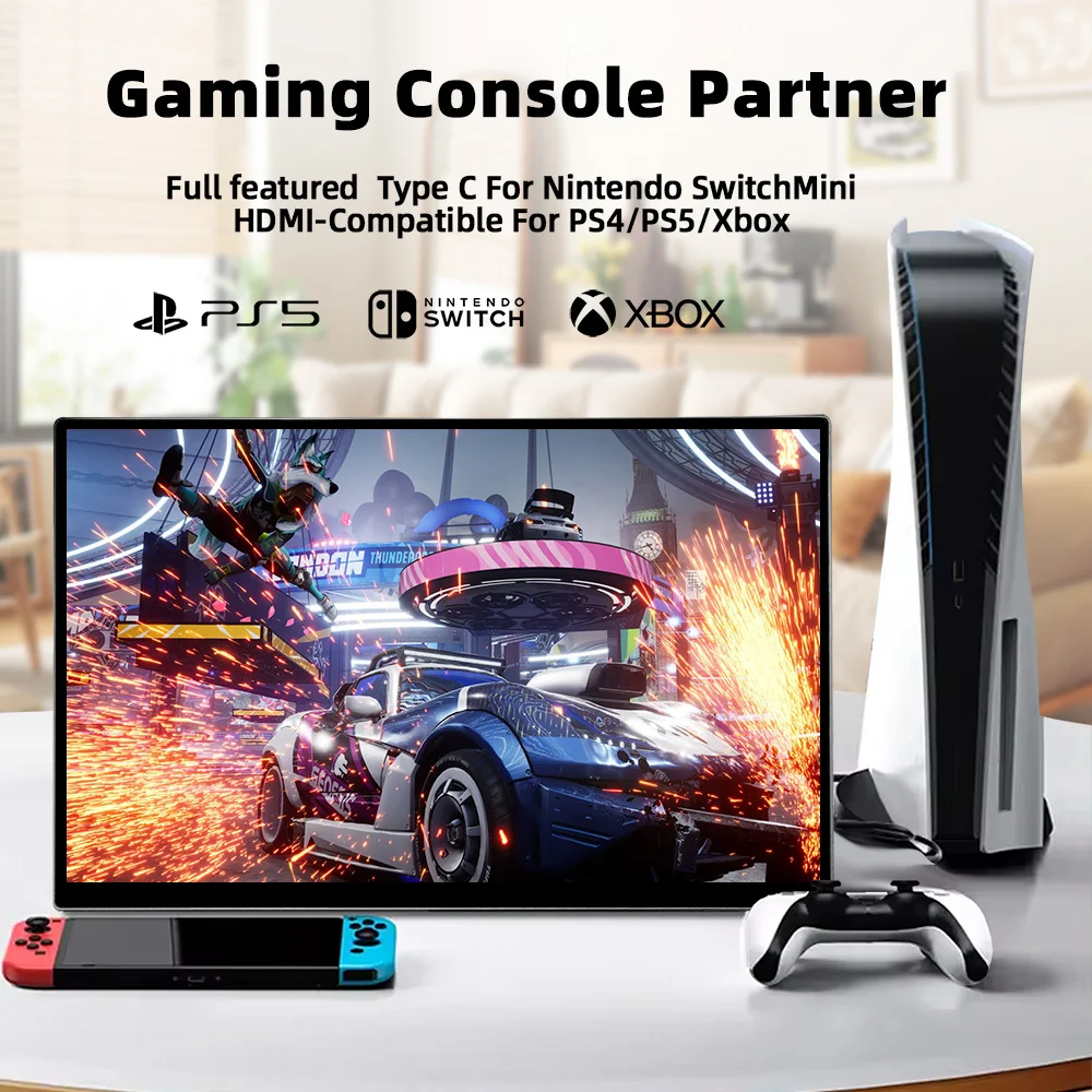 LESOWN ޴ ̹ , ʱ 18.5 ġ ġ ũ, PC  CŸ Ʈ Ȯ ÷, FHD 1080p 120Hz