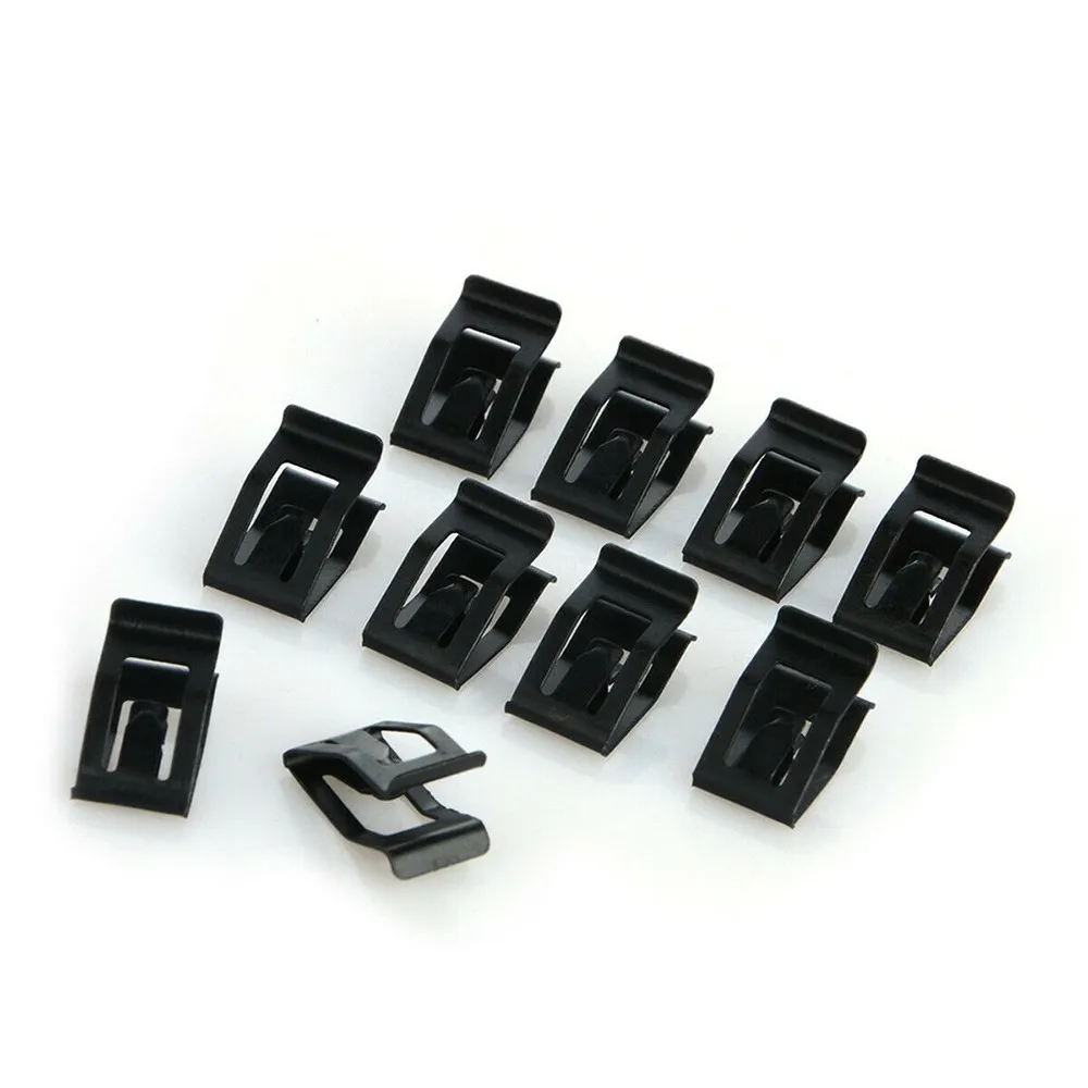 

30pcs Car Dashboard Console U-type Metal Clip CD Panel Retainer Clips Automobile Instrument Panel Snap Clip Fastener