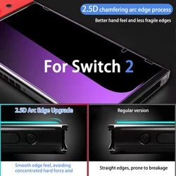 Premium Tempered Glass Screen Protector - Clear HD, Anti - Scratch - 2pcs (For Switch 2)