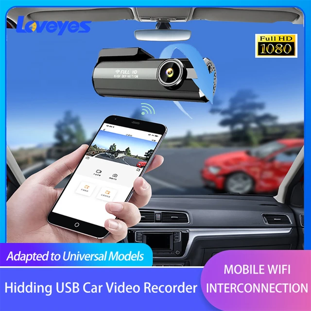 USB Full Car DVR Dash Cam Wifi Mobile Phone Interconnection