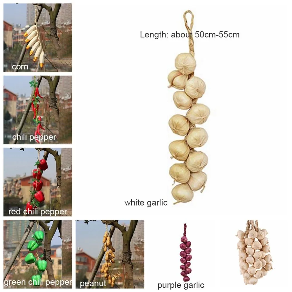 Artificial Vegetable String Pendant Decorative Prop