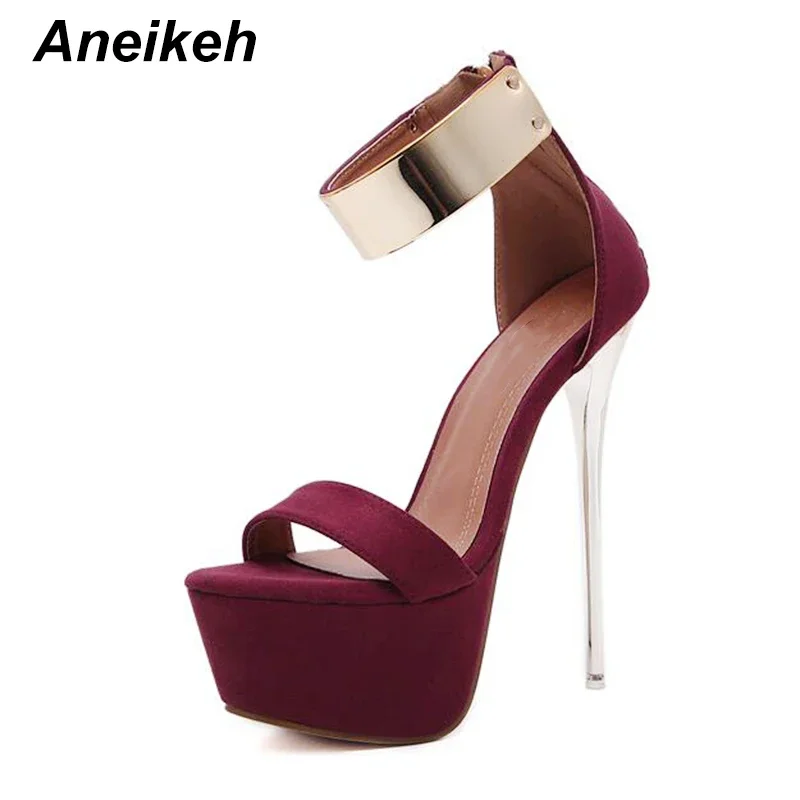 Ankle Strap Heels Platform Sandals Party Shoes Wedding Pumps 16cm High Heels Sequined Gladiator Sandals Women women sandals women high heels