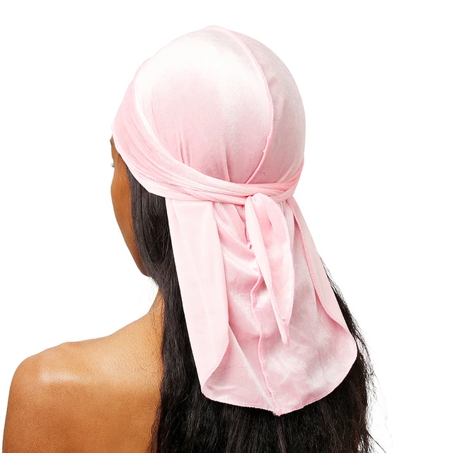 Chapéu Bandana Unissex Masculino Feminino Cetim Respirável Sedoso Durag Do  Doo Du Rag Faixa de Cabeça Cauda Longa - Temu Portugal