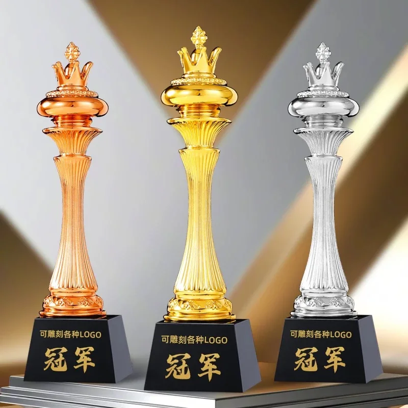Customized Crown Resin Trophy, Golden Cups Trophy, Award Champions, Sports Winner, Educational Props, Reward Competition Toy 1Pc