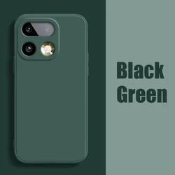 Shockproof Liquid Protective TPU Case Cover for Realme 16 Pro+ (Black Green)