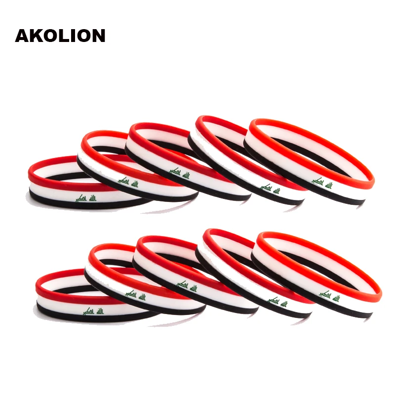 Germany Flag Silicone Bracelet Rubber Wristband Cuff Sports Bangle Gift  FB-0015