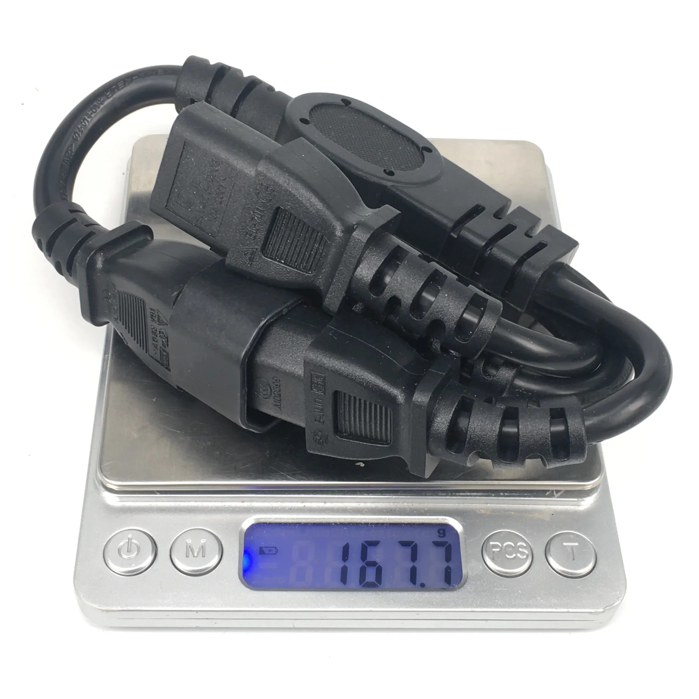 IEC 320 C14  ÷- Y Ÿ ø  ڵ, C14-3 x C13, 250V, 10A, 0.3M, 0.6M, Ʈ 1 