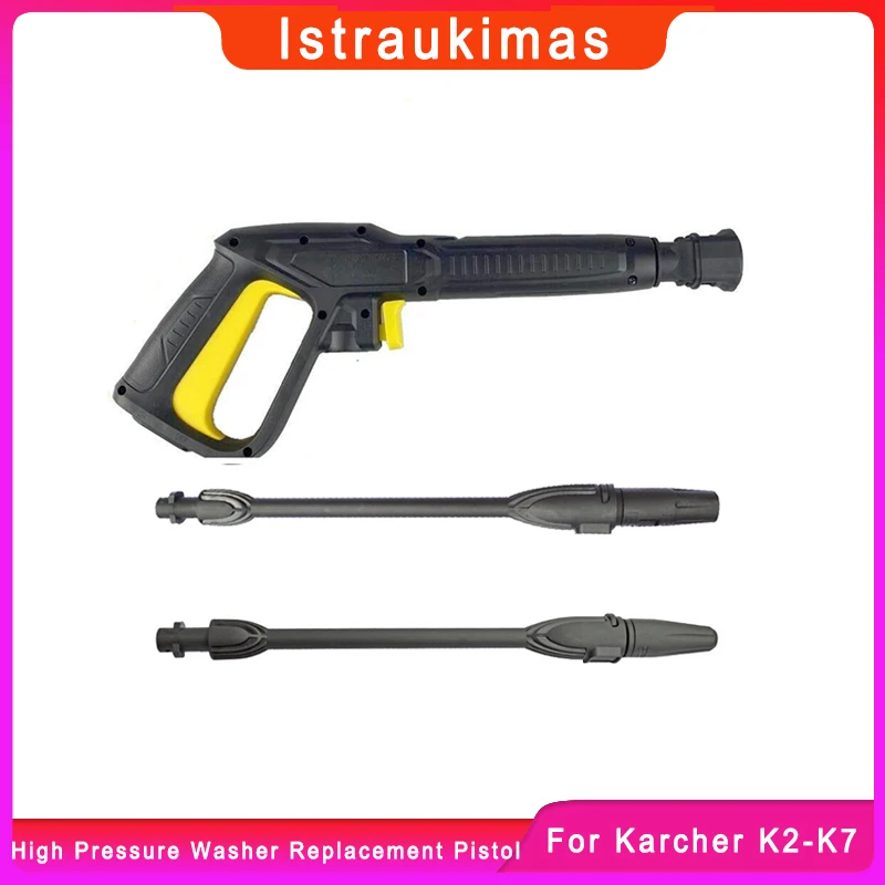 Pistola Per Idropulitrice Ad Alta Pressione Lancia Per La Pulizia Dell'Autolavaggio Pistola Di Ricambio Pistola Bacchetta Ugello Per Karcher K2 K3 K4 