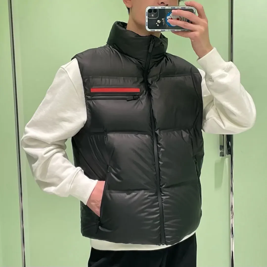 Luxury Brand Goose Down Short Coat Woman Winter Down Vest Men's Coats Brands The Lightweight Puffer