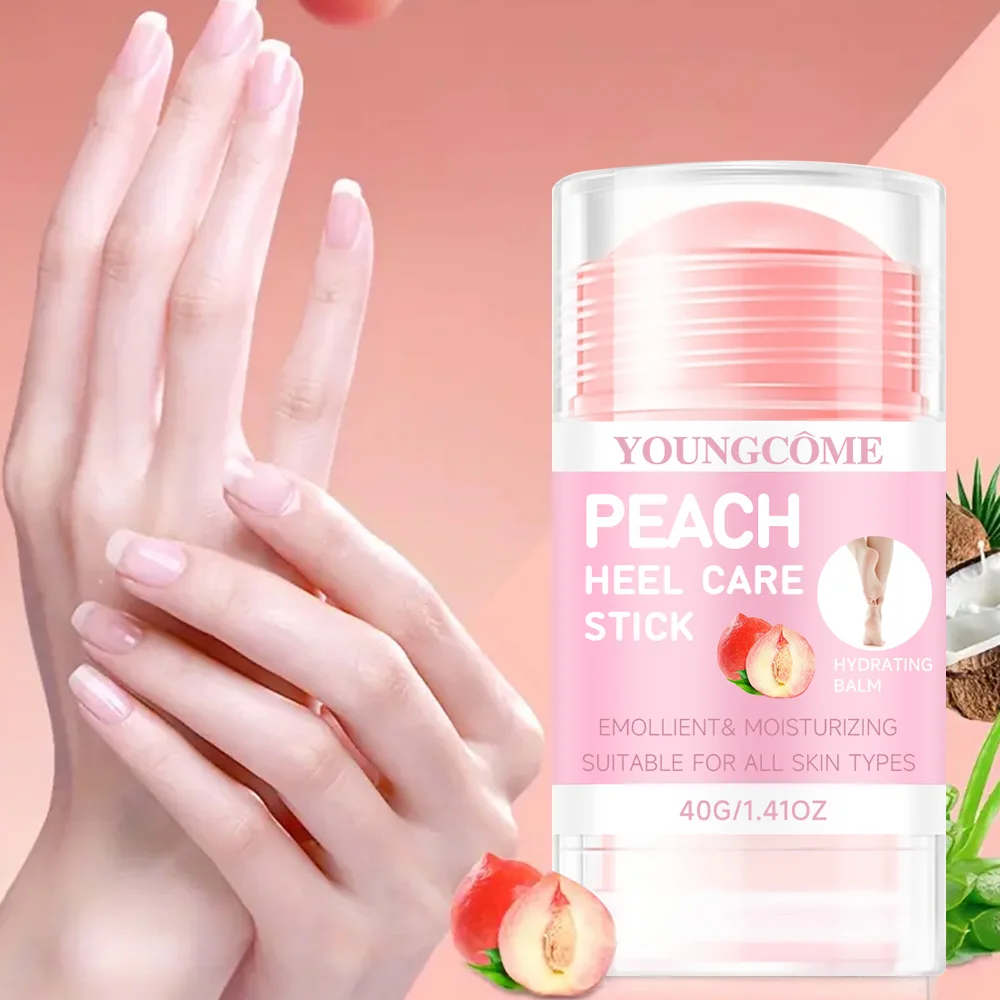 Containing peach extract and vitamin E moisturizing care stick, it deeply nourishes the hands, feet, and whole body skin 5