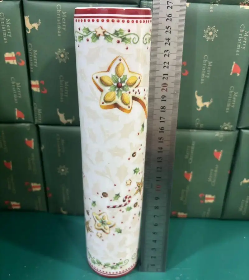 Ceramic Dessert Plates German Cutlery Christmas Cookie Plate Rectangle Mug Salad Dessert Plate Fruit Holder