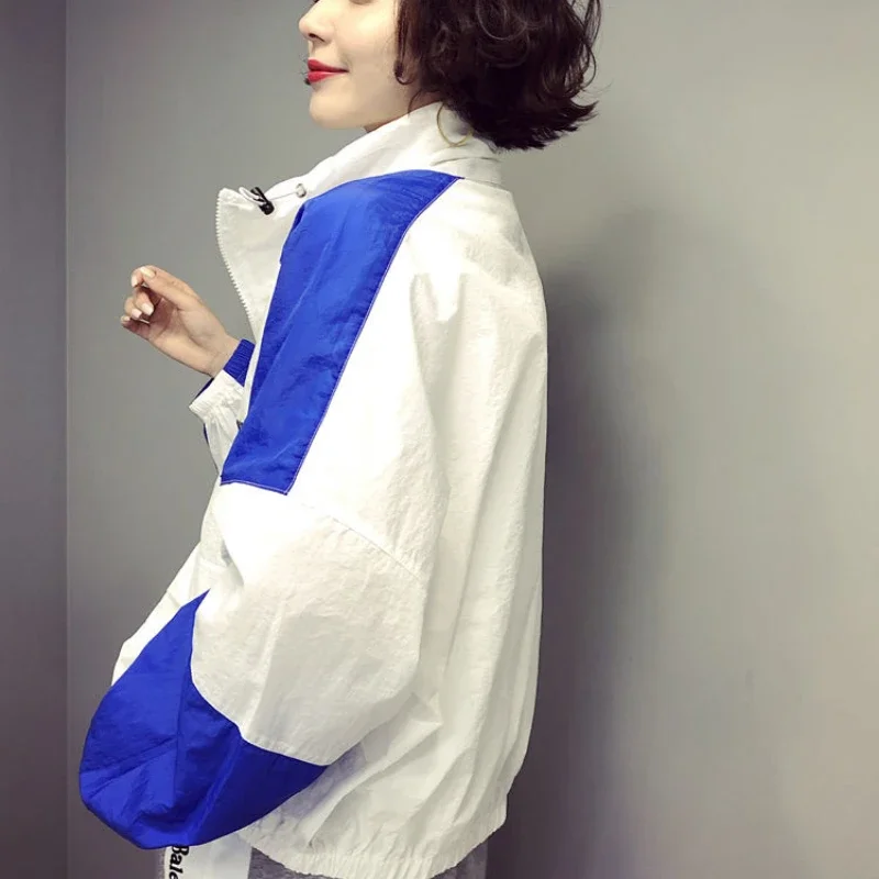 Summer Autumn Women's Jacket Loose Sun Protection Clothing Baseball Uniform Short Ultra-thin Breathable Top Fashion Wholesale
