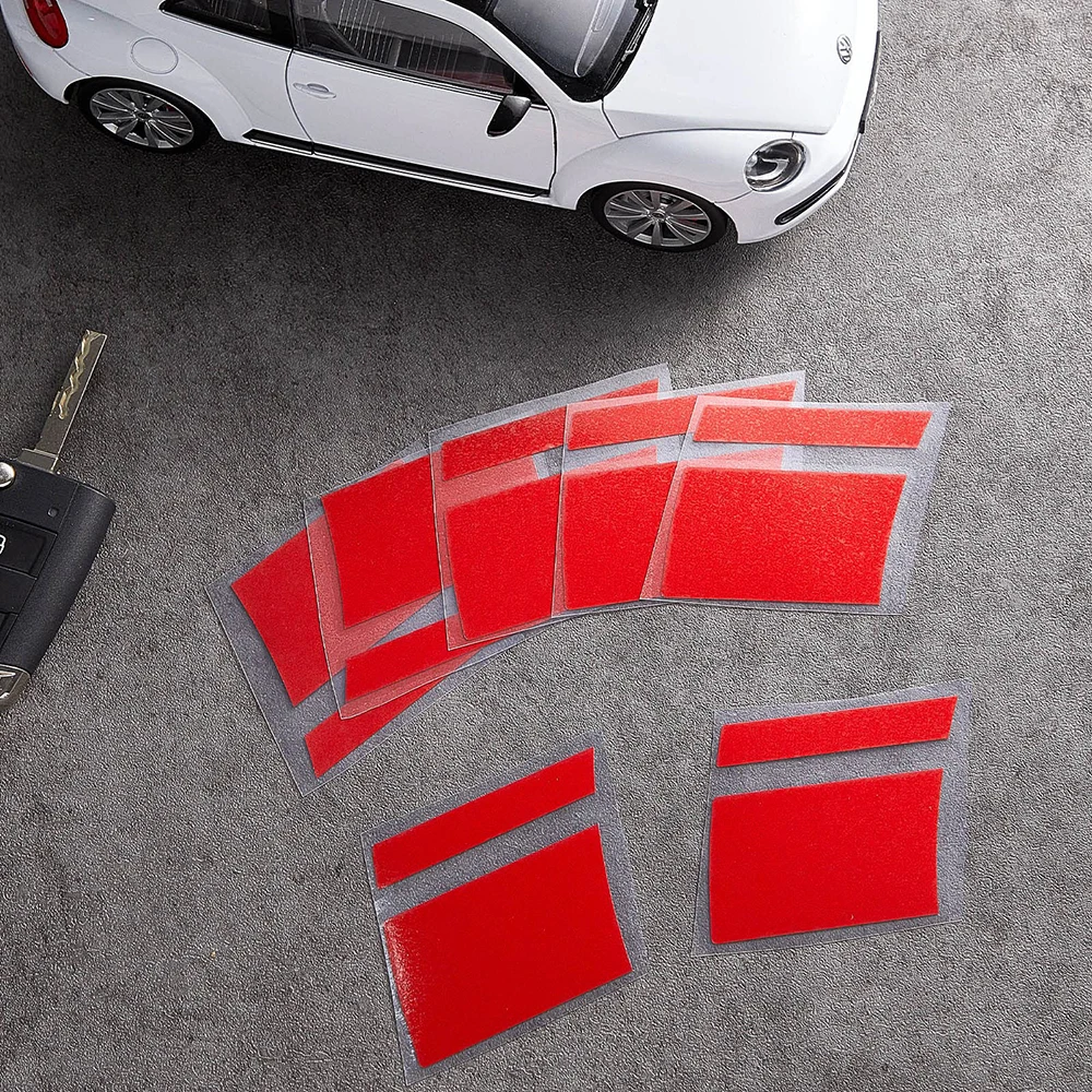 6-Piece Decorative Wheel Hub Stickers Set
