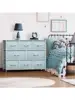 Sorbus Dresser with 8 Drawers - Chest Organizer Unit with Steel Frame Wood Top and Handle Fabric Bins for Clothes - Wide 2
