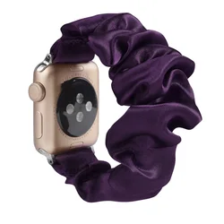 Enhanced Product Title: Stylish Adjustable Elastic Scrunchie Watch Band Strap for 38mm or 40mm (28 style)