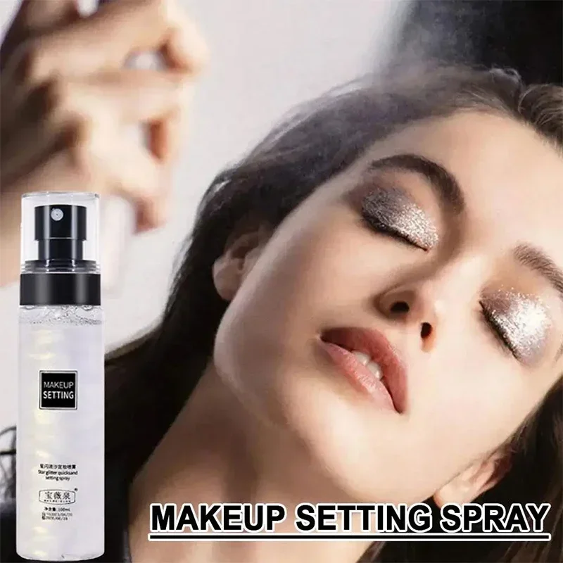 100ML Long-Lasting Makeup Fixing Spray Waterproof Sweatproof Oil Control Hydrating Setting Spray for a Fresh Makeup Finish makeup fixing spray