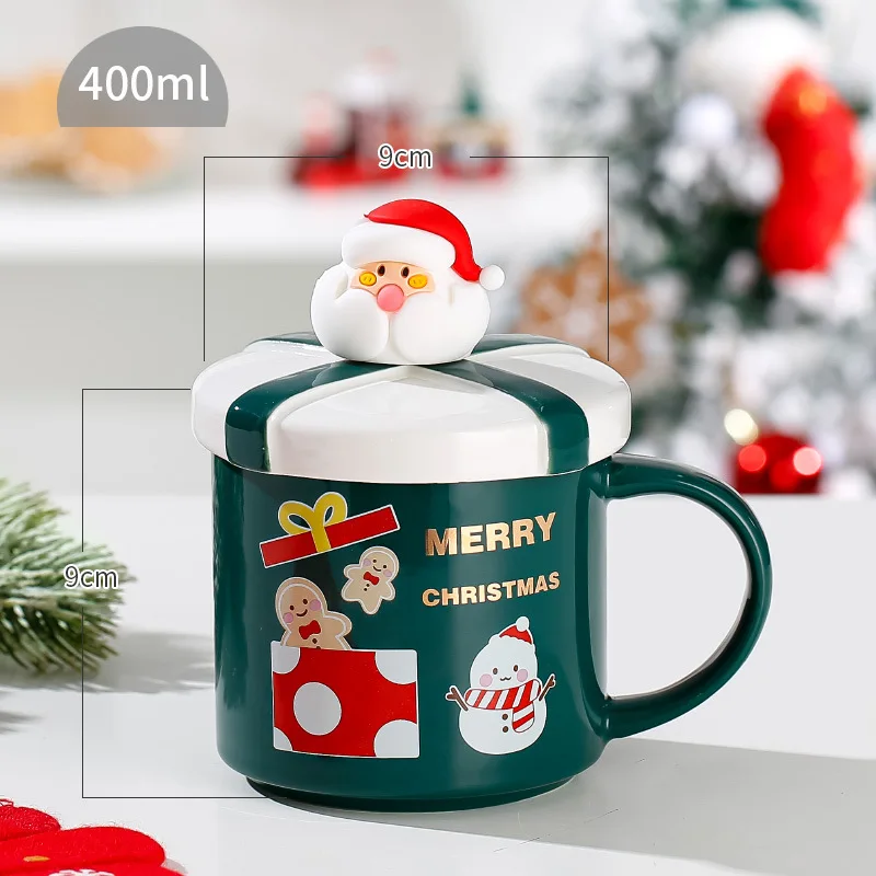 Christmas Coffee Cup With Lid And Star Stirrer – The House Of BLOC