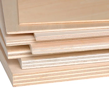 두꺼운 합판 공예 보드 모델 레이어 목재 보드, DIY 공예 모래 테이블, 건물 모델 재료 액세서리, 3mm, 4mm, 5mm 상품 이미지