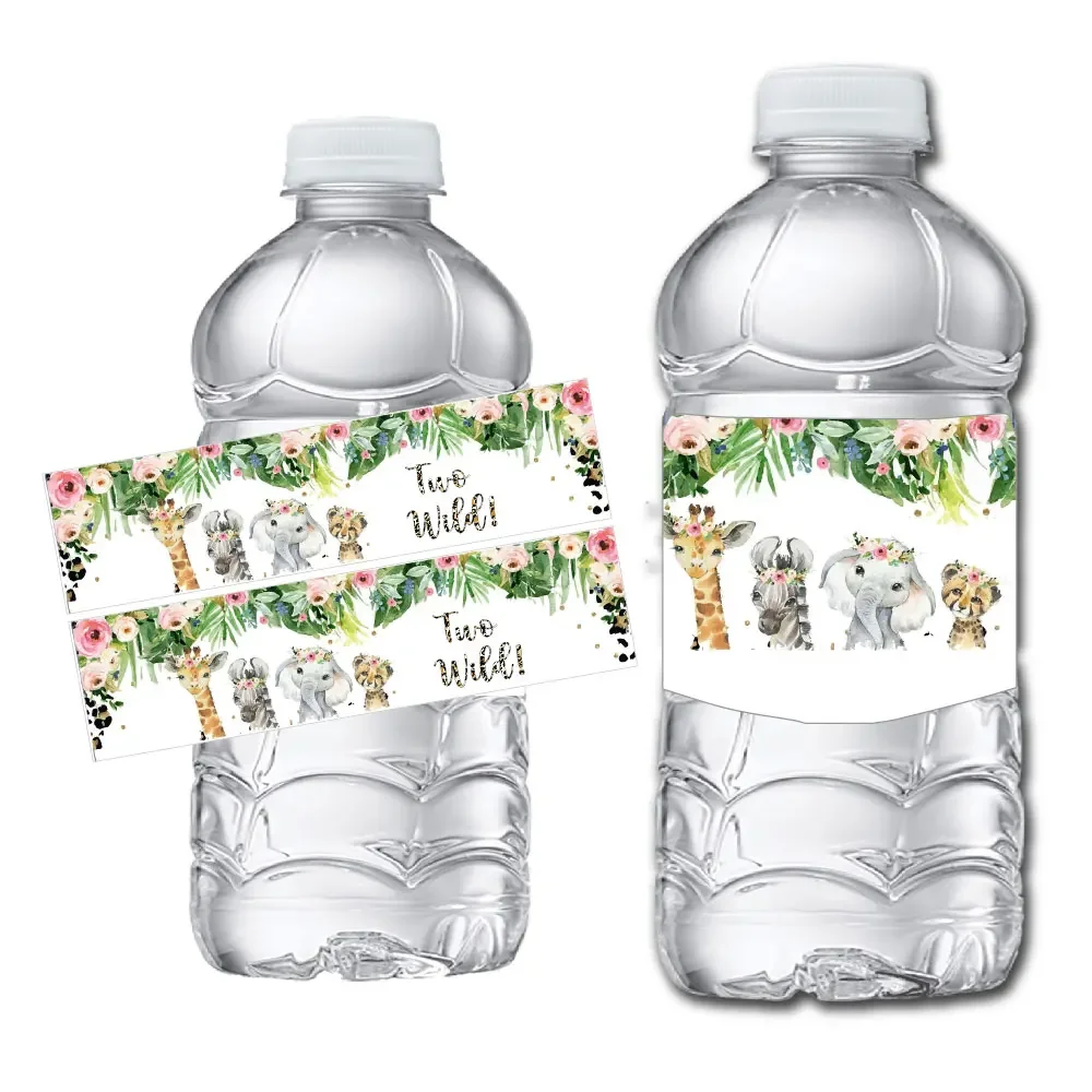 Personalised Elephant Water Bottle, Safari Drinks Bottle, Kids